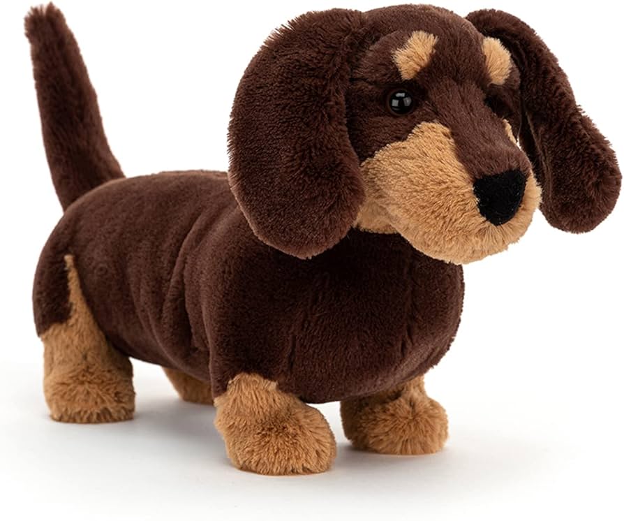 Amazon.co.jp: Jellycat Otto Sausage Dachshund Wiener Dog Stuffed