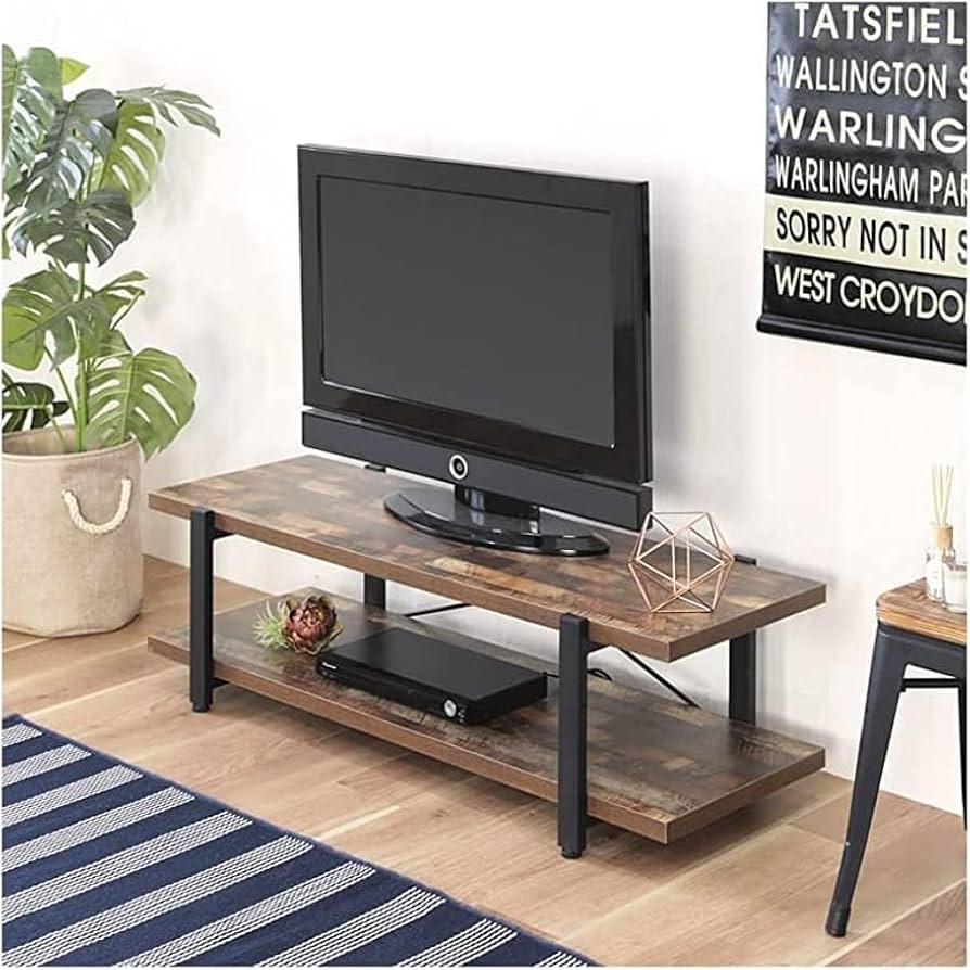 Amazon｜テレビ台 テレビボード 木製 アイアン 幅120 ローボード TV
