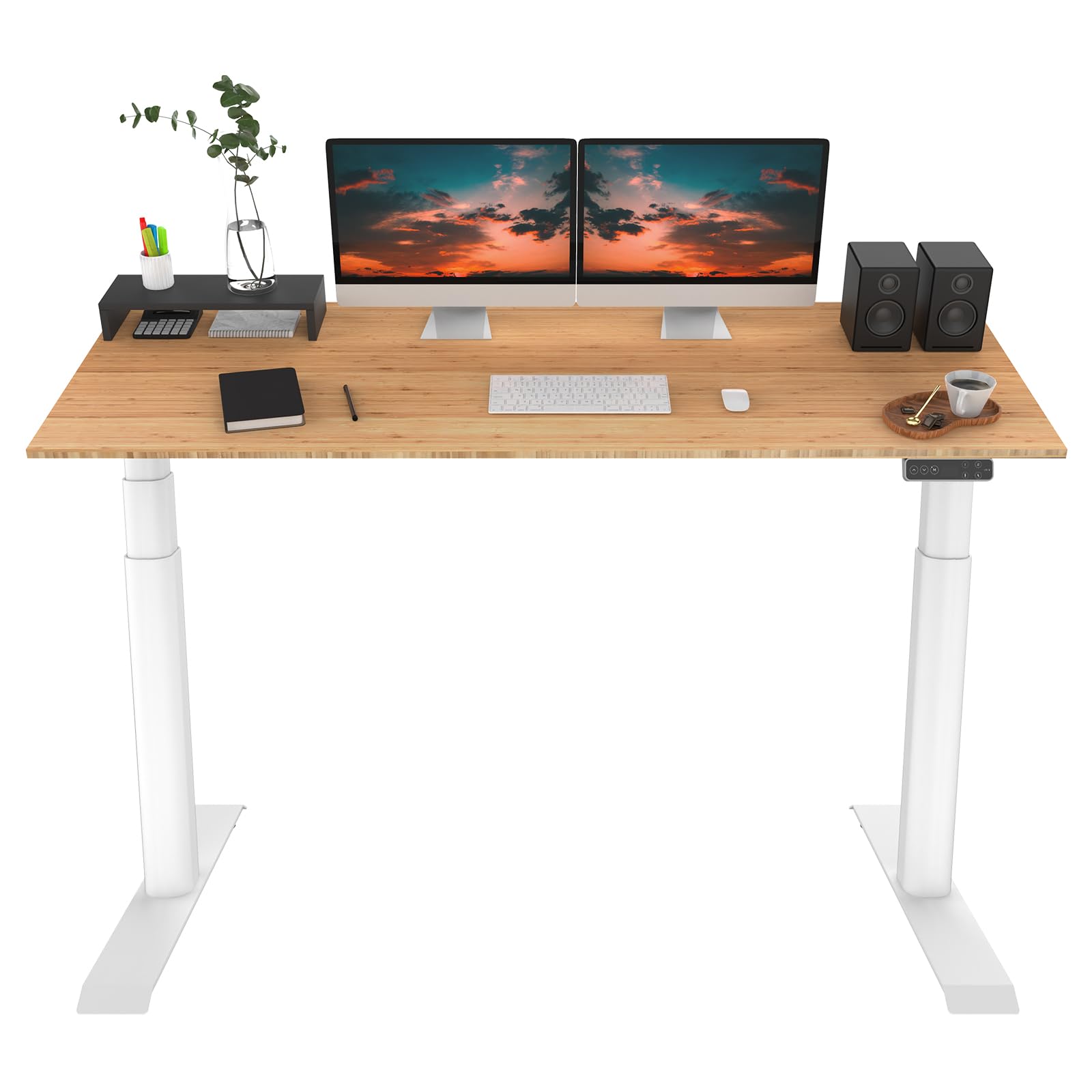 Amazon.com: FLEXISPOT E6 Pro Oval Leg Dual Motor 3 Stages Bamboo