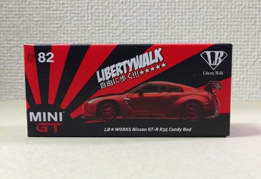 Amazon | トイザらス 限定 MINI GT GT-R R35 Candy Red LB 82