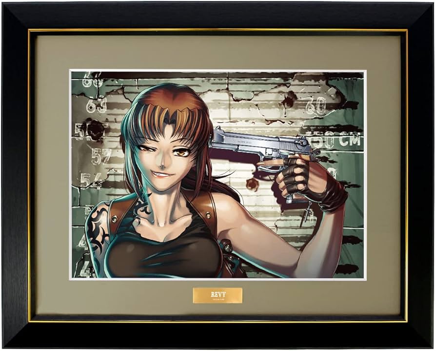 Amazon.co.jp: BLACK LAGOON レヴィ キャラファイングラフ ver.B