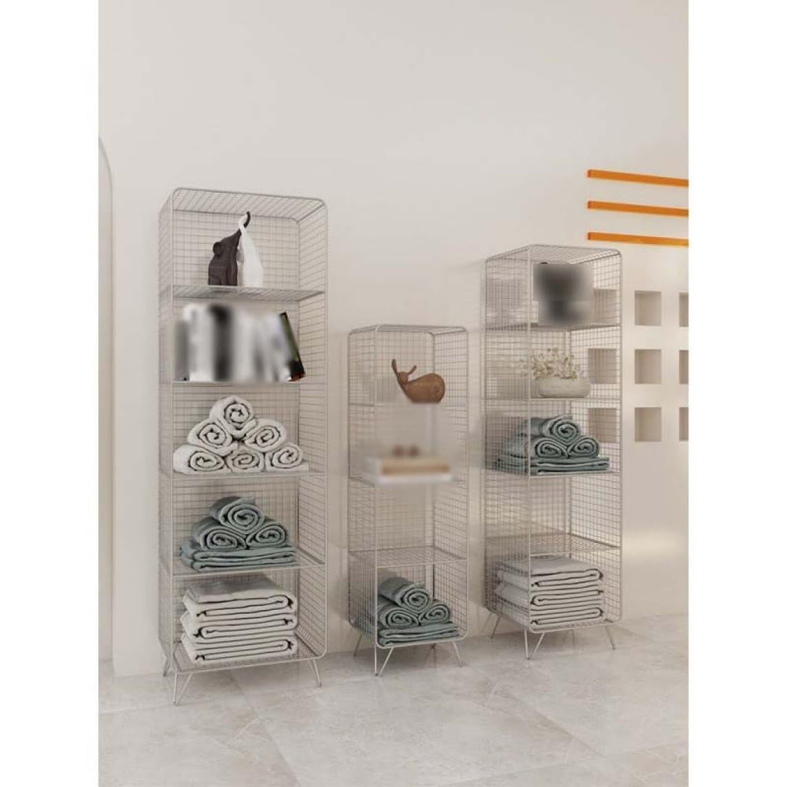 Amazon｜[GZGZ] ラック 3段 アイアン シェルフ ゴールド 棚 おしゃれ