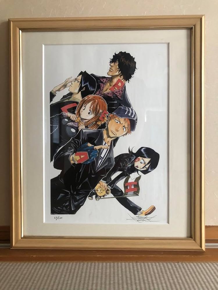 Amazon.co.jp: BLEACH 久保帯人先生直筆サイン入りリトグラフ（高級