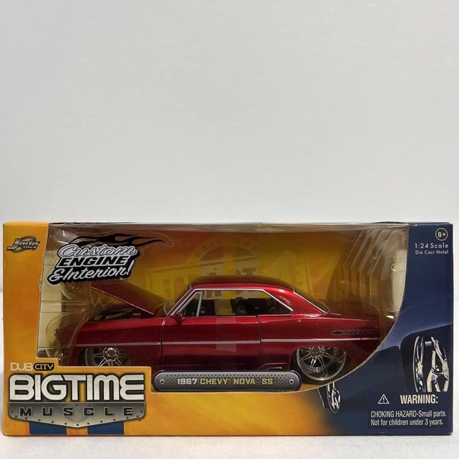 Amazon | Jada toys DUB CITY BIGTIME MUSCLE 1/24 CHEVY NOVA SS 1967