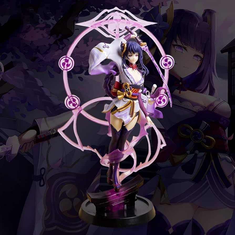 Amazon | 原神 インパクトフィギュア/稲妻/雷電将軍/雷電英/PVCゲーム