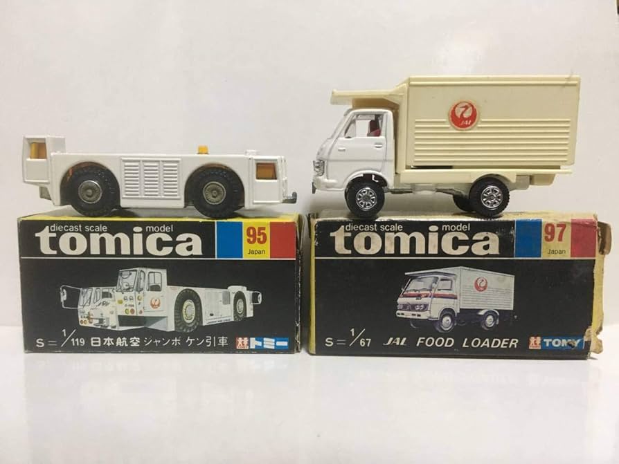 Amazon | トミカ No.95 日本航空 ジャンボ ケン引車 & No.97 日本航空
