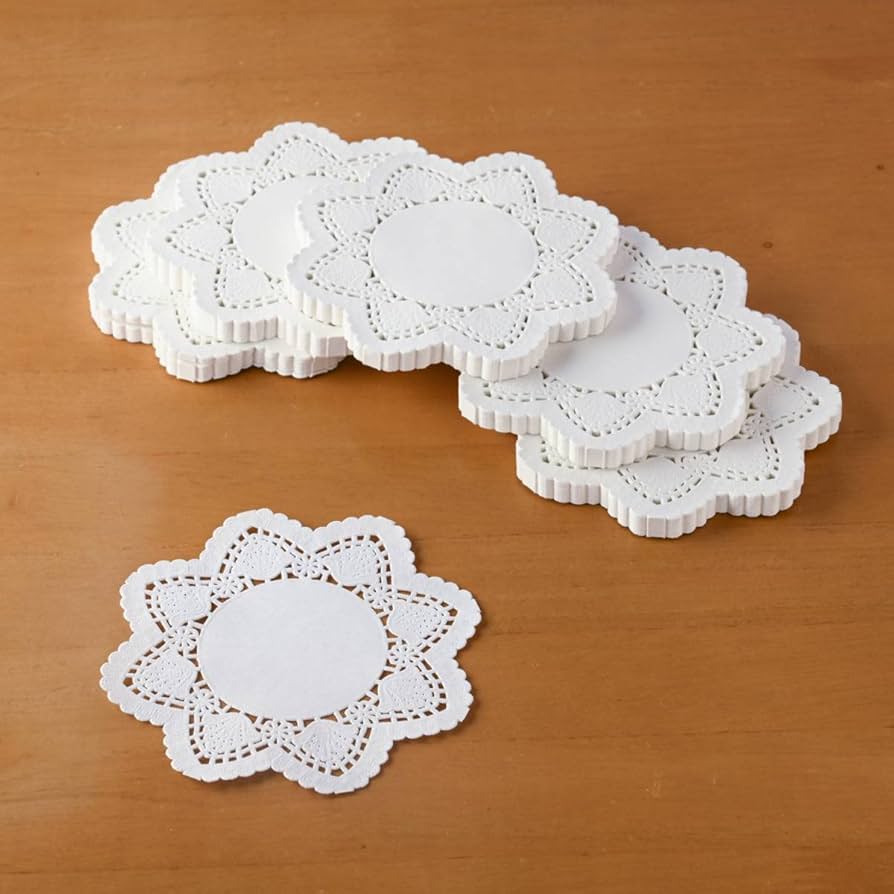 Amazon | レースペーパー4号丸(500枚入) | やまに(Yamani) | 包装用品 通販