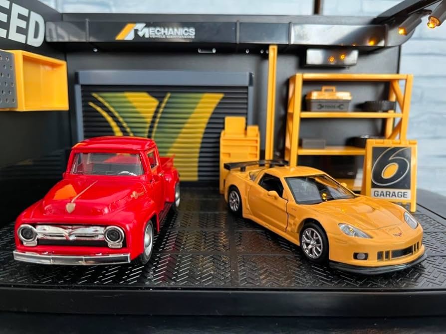 Amazon | ミニカー ショーケース ガレージ ジオラマ 1/24 YCBJ