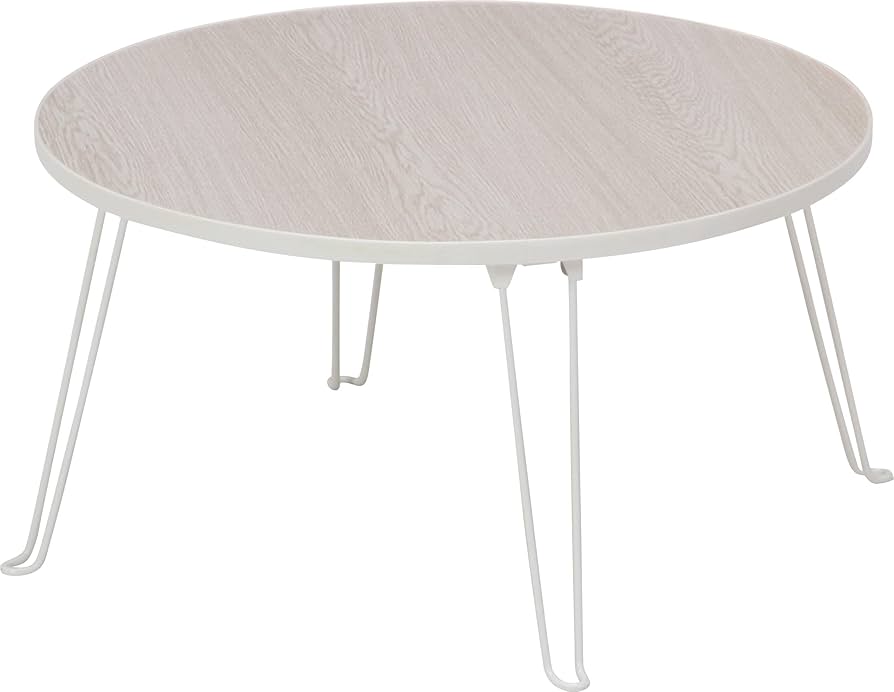 Amazon.co.jp: 不二貿易 ローテーブル 丸 折りたたみテーブル ミニ 幅