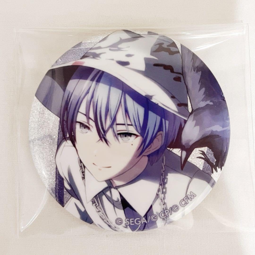 り*ょ様 青柳冬弥 グリ缶 46b 缶バッジ グリッター缶バッジ 青柳冬弥