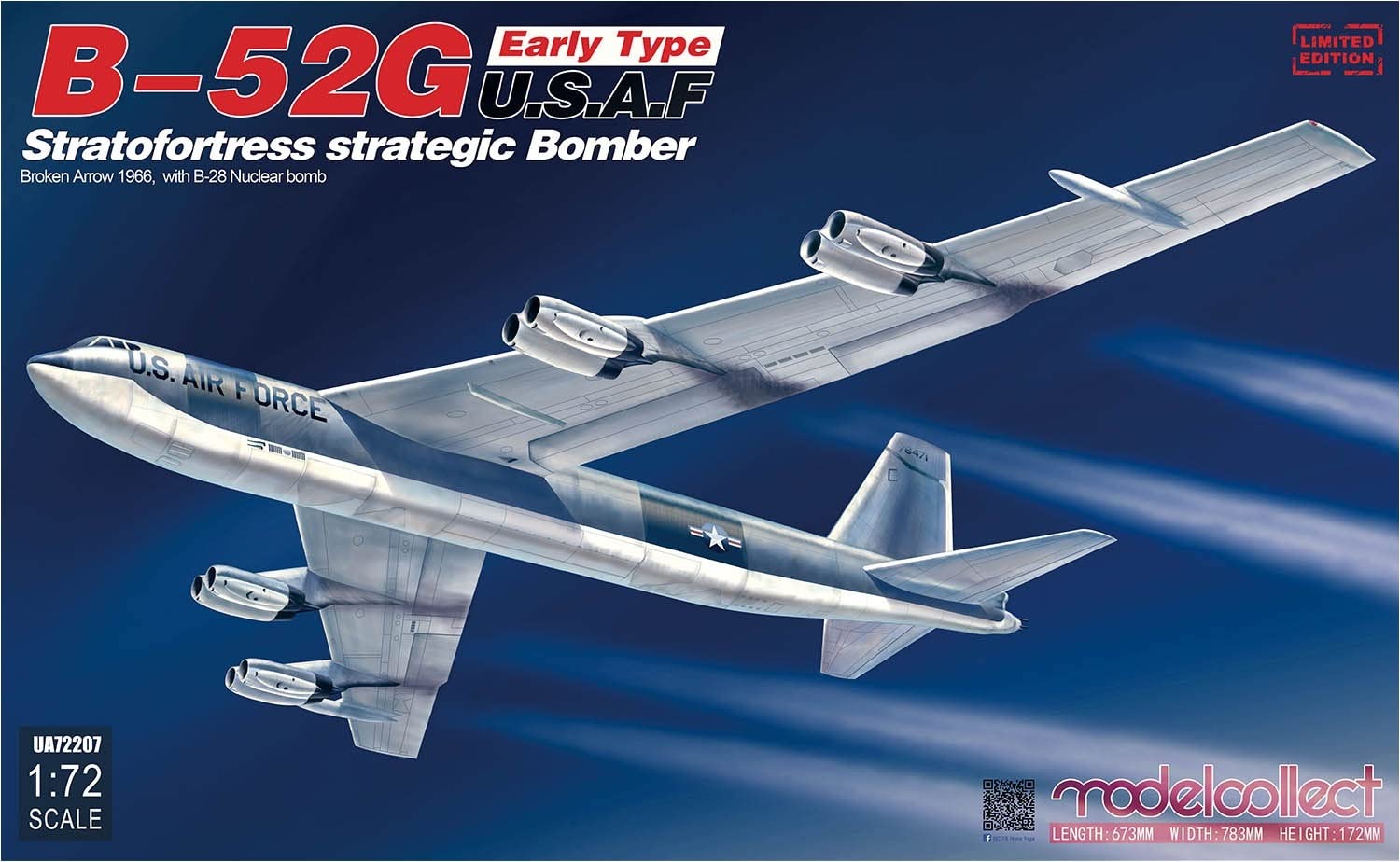 Amazon | モデルコレクト 1/72 アメリカ空軍 B-52G ストラトフォート