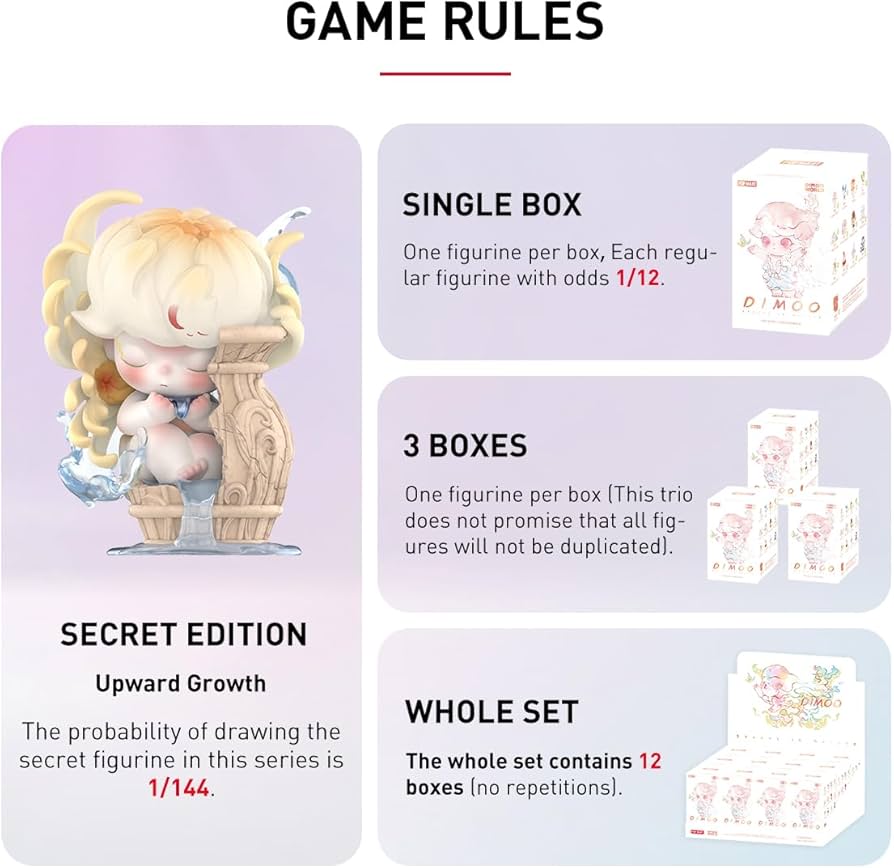 Amazon | POP MART DIMOO Shapes in Nature シリーズ 【アソート