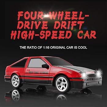 Amazon.co.jp: WANZRXX 1/16 ラジコン ドリフトカー AE86 GTR、2.4G