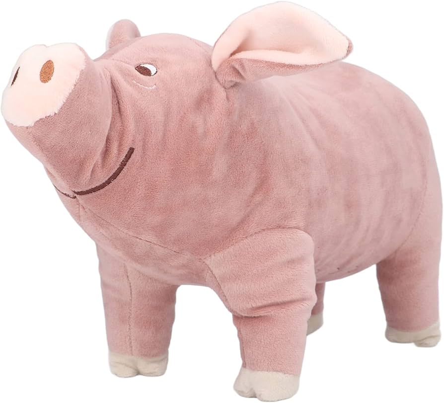 Amazon.co.jp: 長い豚のぬいぐるみ、柔らかいぬいぐるみ PP 綿の豚の