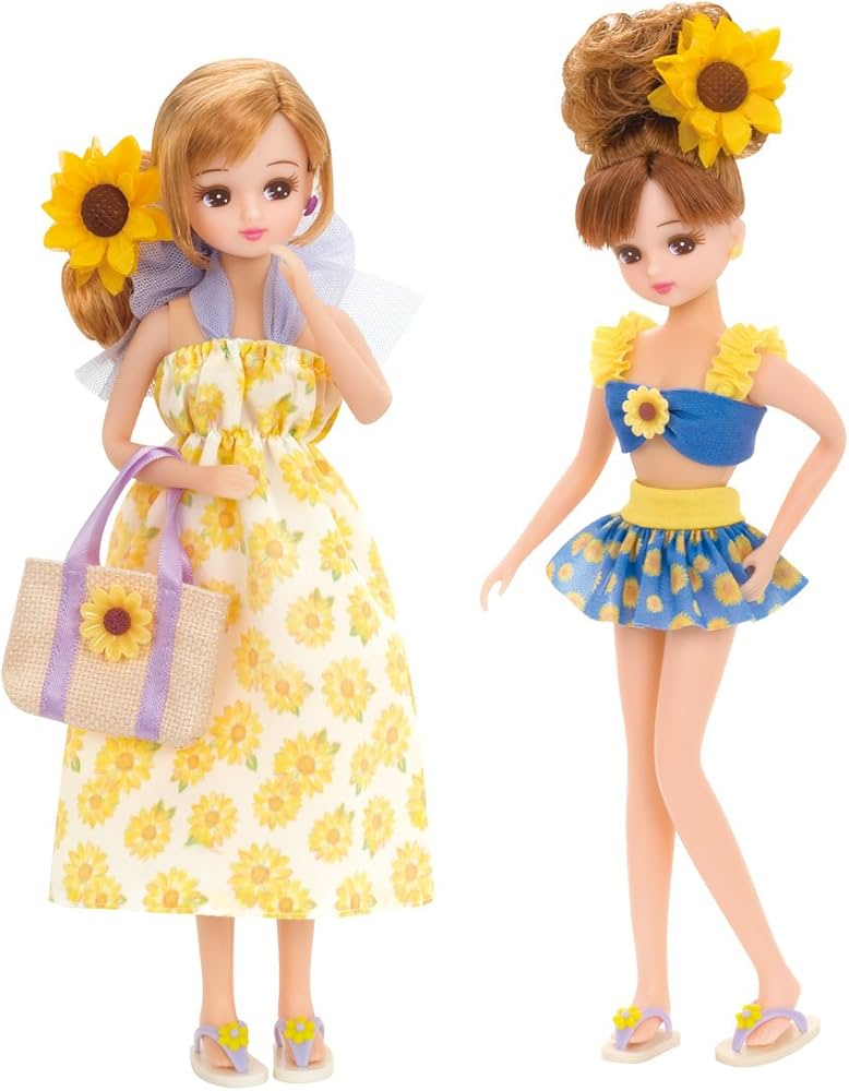 Amazon.co.jp: リカちゃん ドレス LW-16 水着&リゾートワンピセット