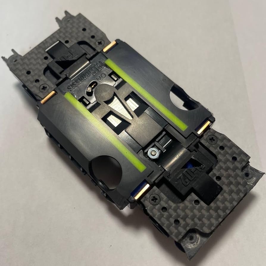 Amazon | ミニ四駆 MSフレキ MSシャーシ カーボン 強化ユニット POM