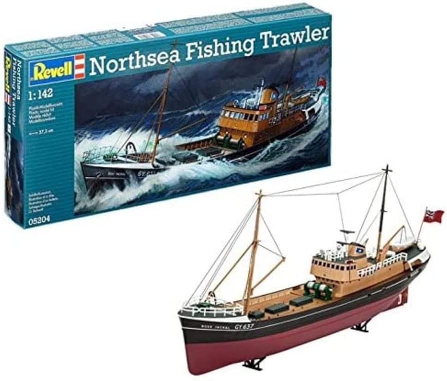 Revell 1:142 Scale Northsea Fishing Trawler Model Kit : Amazon.com