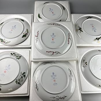 Amazon | 限定版 高級磁器 フランクリン ポーセリン 花鳥 十二ヶ月 絵