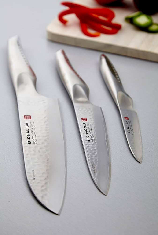 Amazon | グローバルサイ ナイフセット SAI-3001-3 | Global | 包丁セット