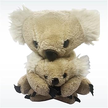 Amazon.co.jp: 本日限定昭和レトロ 親子コアラ ぬいぐるみ 当時もの