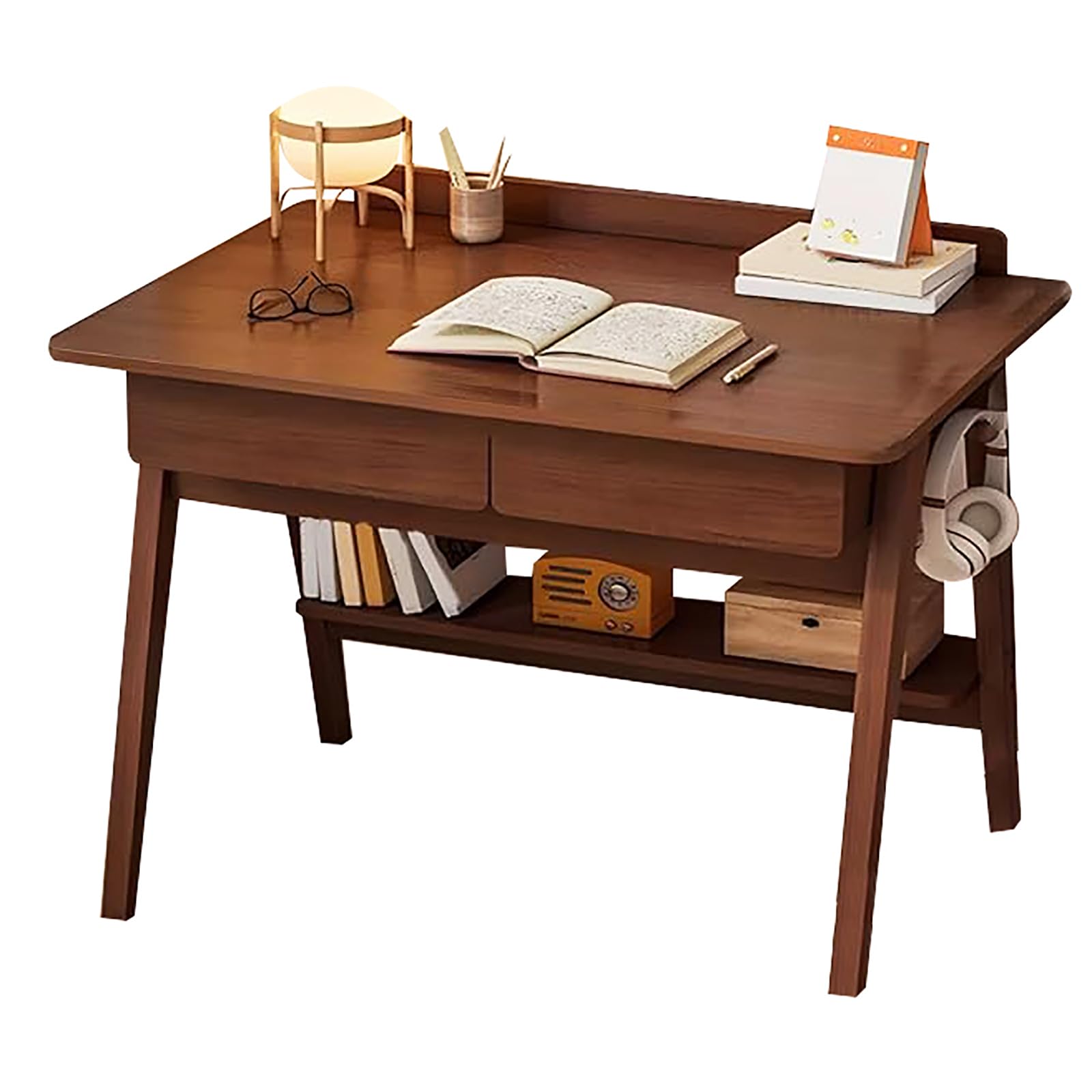 Amazon.com: SUZEPER Scandinavian Solid Wood Desk,Small Home Office
