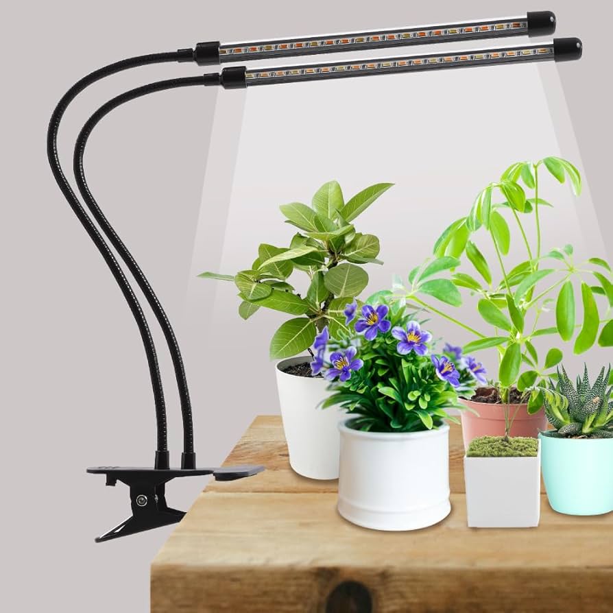 Amazon.co.jp: 植物育成ライト led ブラック クリップ 植物用ライト