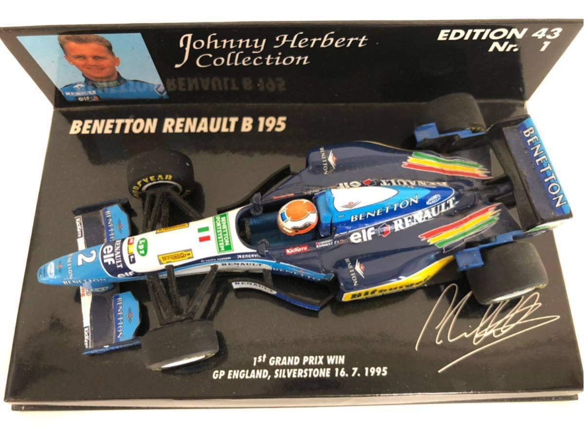 Amazon.co.jp: 1/43 ミニチャンプス ベネトン B195 ハーバート