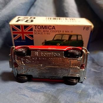Amazon | トミカ BLMC ミニクーパー S マークⅢ F8 青箱 日本製 赤白
