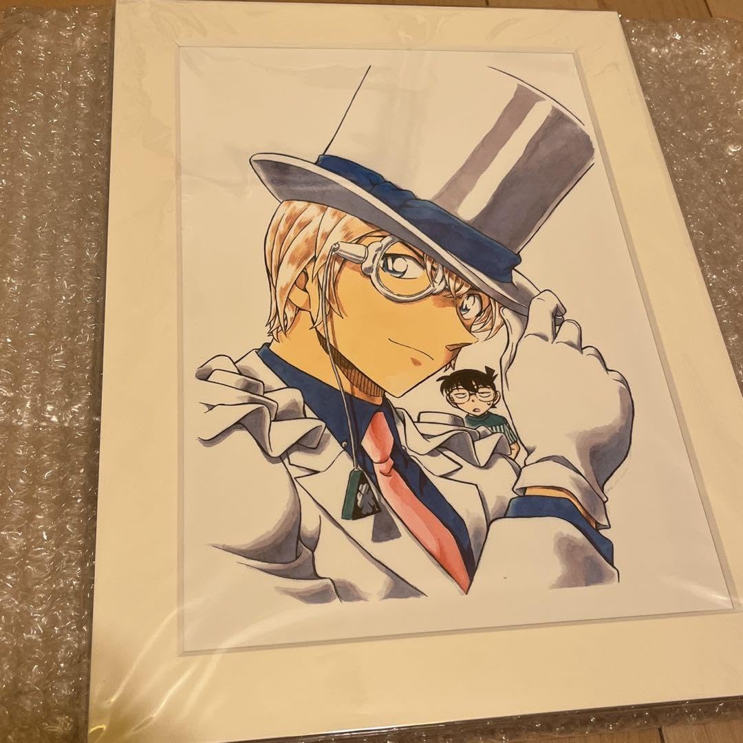 Amazon.co.jp: コナン 複製原画 青山剛昌 降谷零 安室透 江戸川コナン