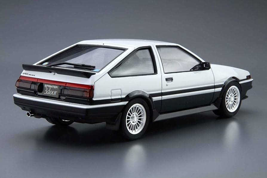 Amazon.com: Toyota AE86 Sprinter Trueno GT-APEX '85 1:24 Scale