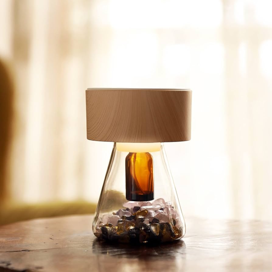 Amazon | Minidiva アロマランプ アロマディフューザー 水なし