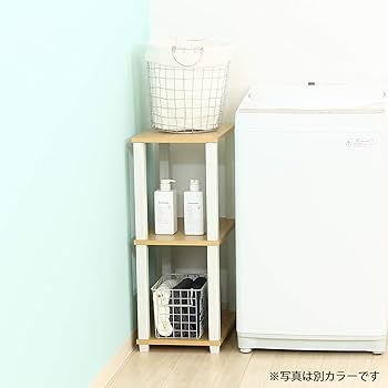 Amazon｜不二貿易(Fujiboeki) オープンラック シェルフ 3段 幅47×奥行