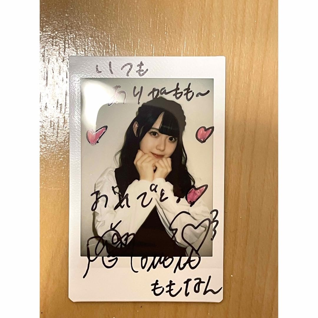 高嶺のなでしこ 松本ももな 直筆サイン 生写真 NO25-にじさんじ緋八