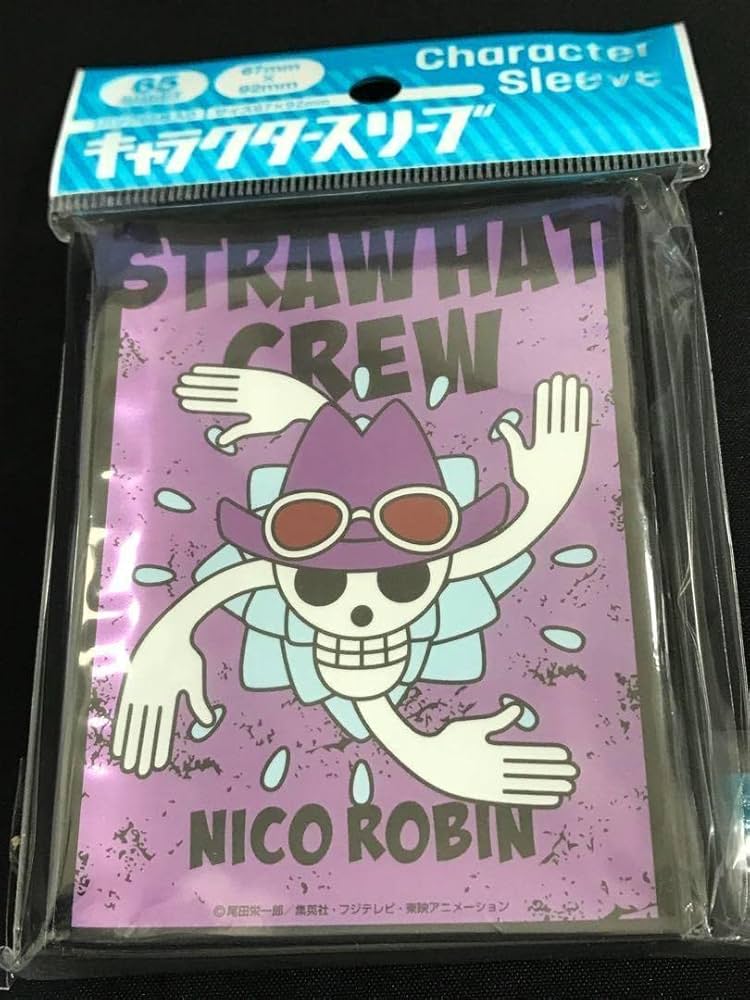 Amazon.co.jp: ワンピース カードゲーム ロビン 海賊旗 スリーブ