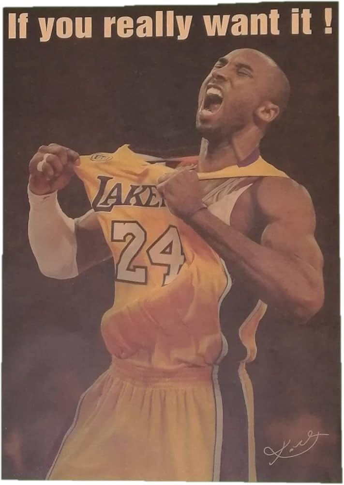 Amazon.co.jp: ポスター kobe Bryant poster wallpaper コービー