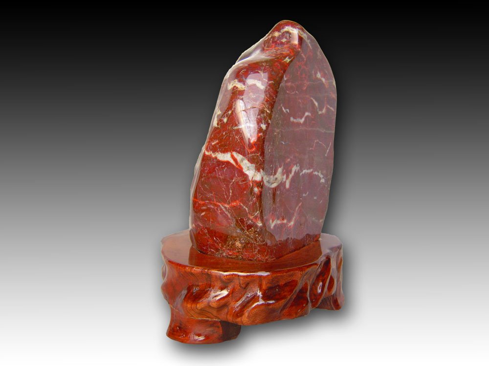 Amazon.co.jp: 紅加茂石 水石 kaw012 赤石 盆石 鑑賞石 : ホーム＆キッチン