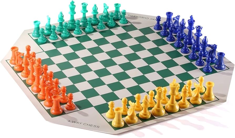 Amazon | 4人用チェスセット ユニークな組み合わせチェスゲーム