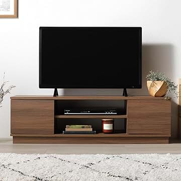 Amazon.co.jp: テレビボード ブラウン