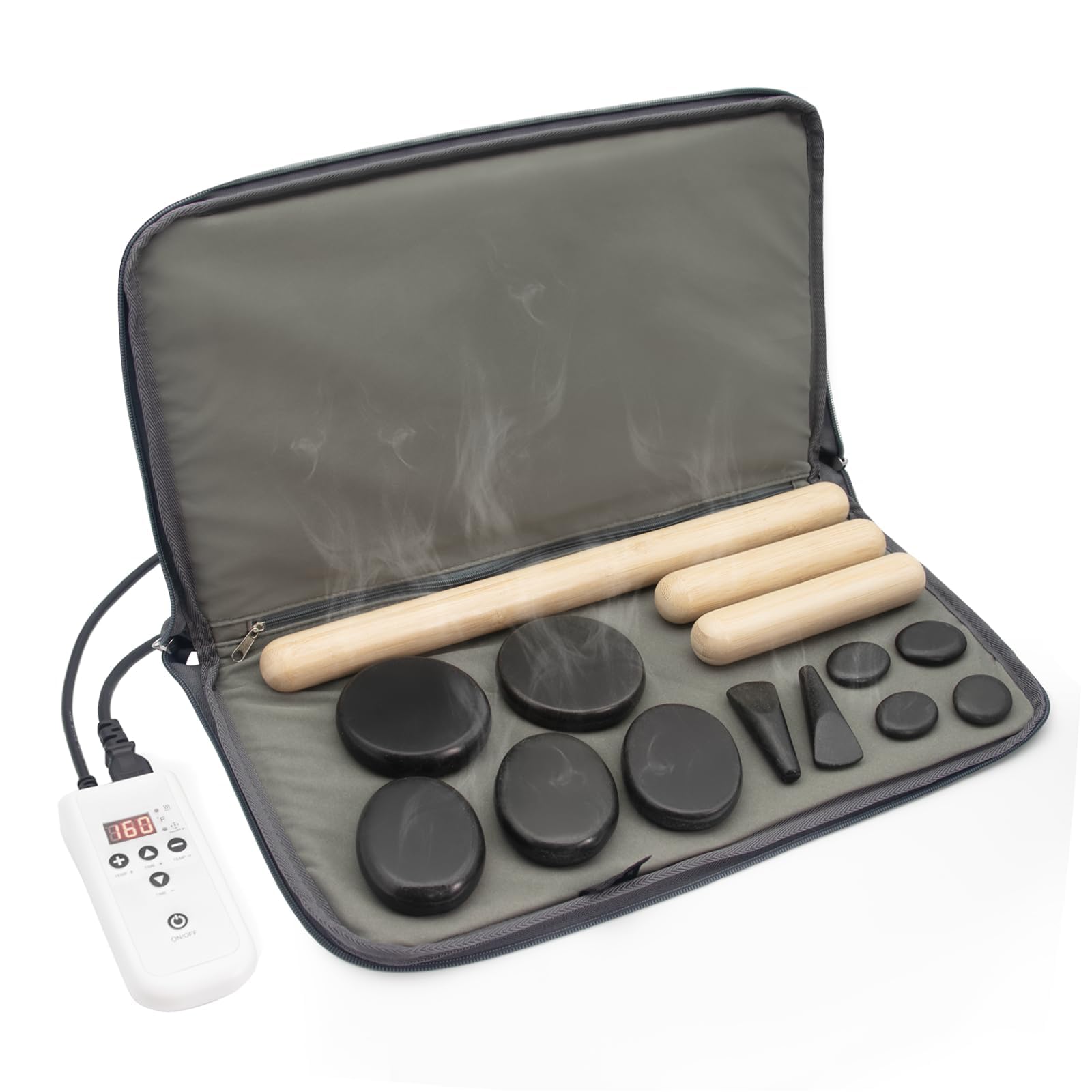 Amazon.com: Goodtar Massage Stones Set with Warmer Kit Hot Rocks