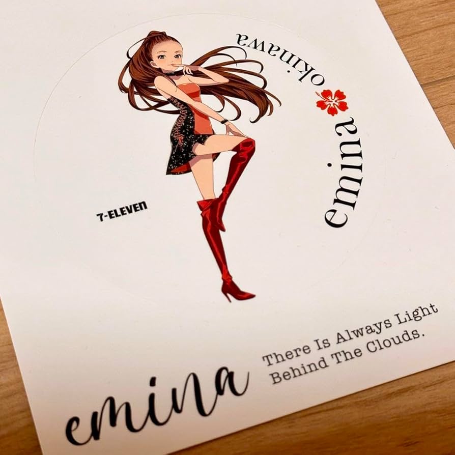 Amazon.co.jp: 安室奈美恵エミーナステッカー沖縄セブンイレブン限定