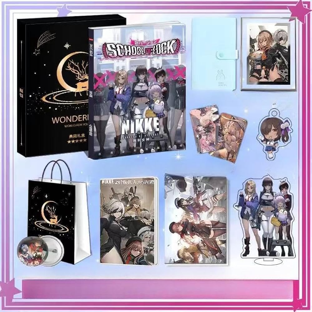 Amazon.co.jp: 勝利の女神ニケ 福袋 NIKKE グッズセット アクスタ 缶