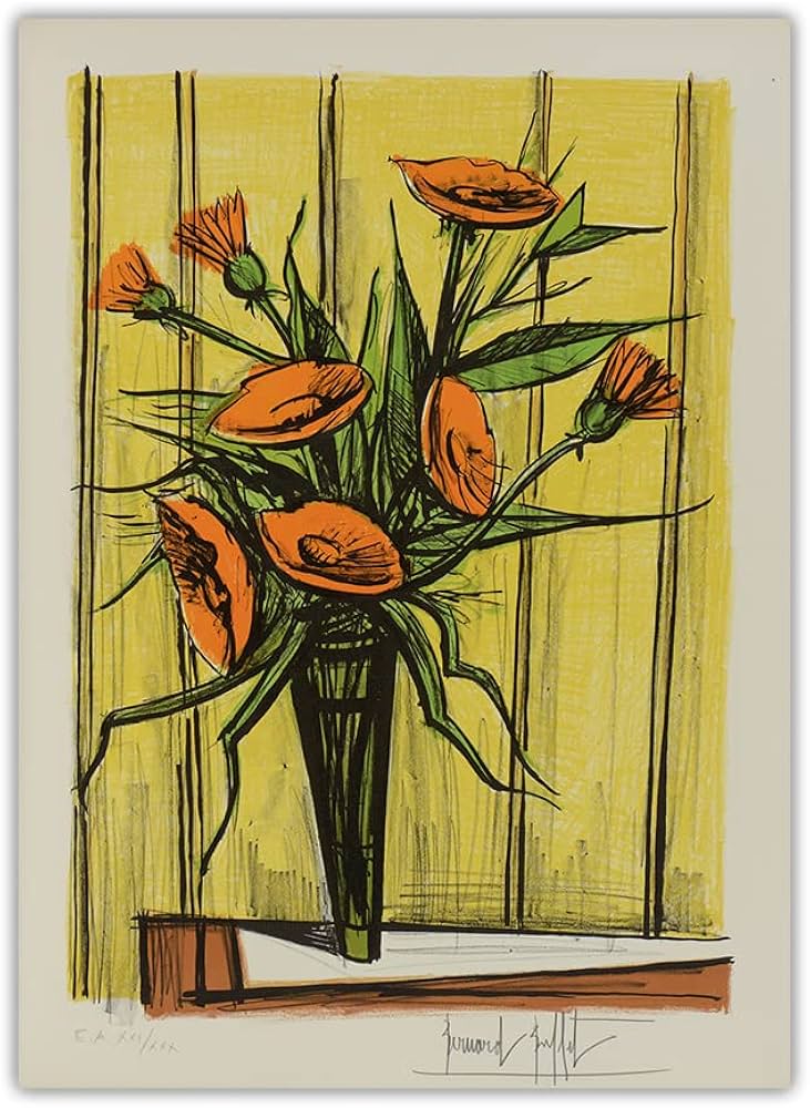 Amazon.co.jp: ベルナール・ビュッフェ ポスターと版画 ベルナール