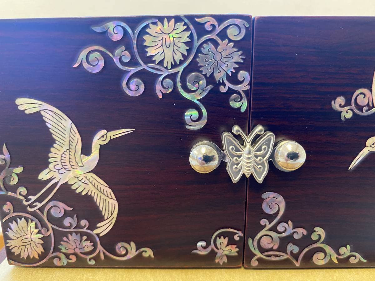 Amazon.co.jp: 韓国伝統工芸 螺鈿細工 ジュエリーボックス 小物入れ