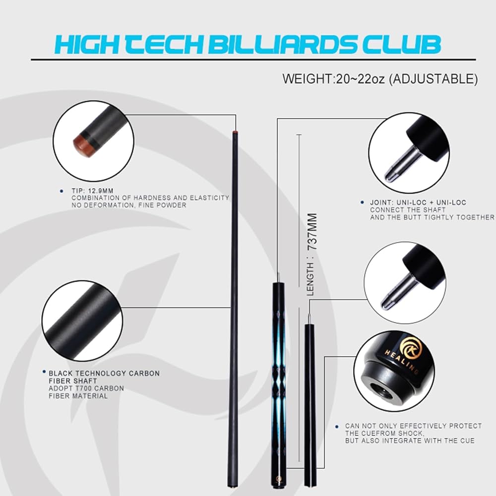 Amazon.co.jp: OKHEALING 3ピース ブレイクジャンプキュー カーボン