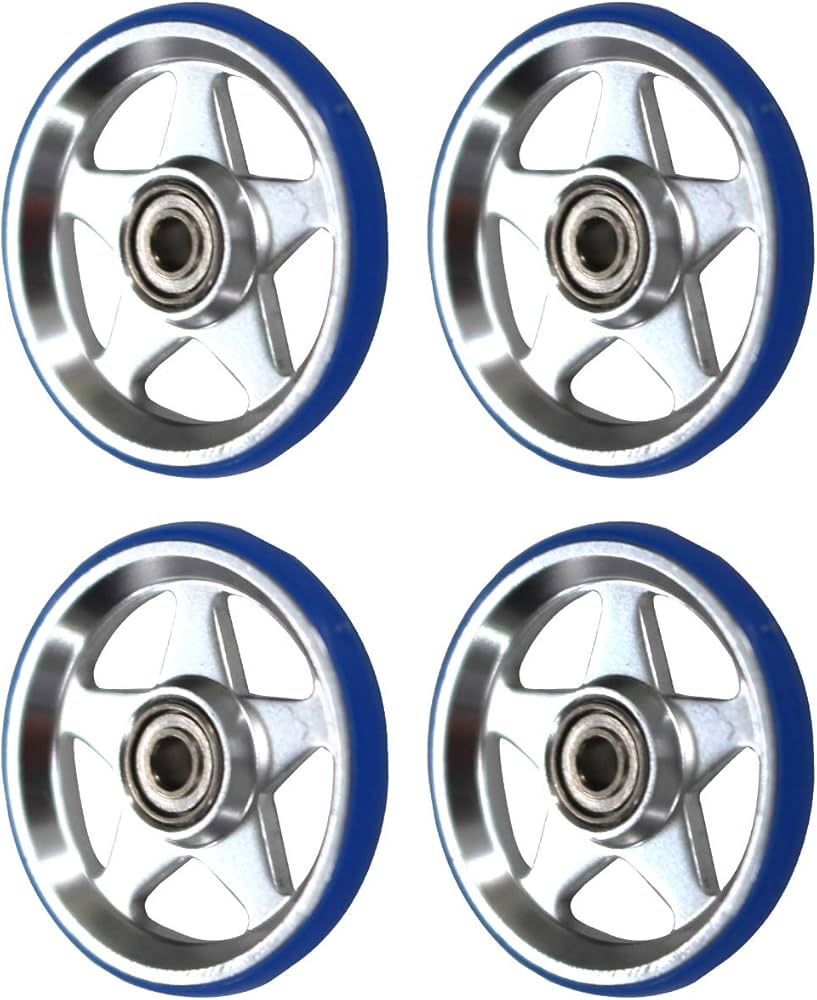 Amazon | ミニ四駆 オール アルミ ベアリング ローラー 4個 セット
