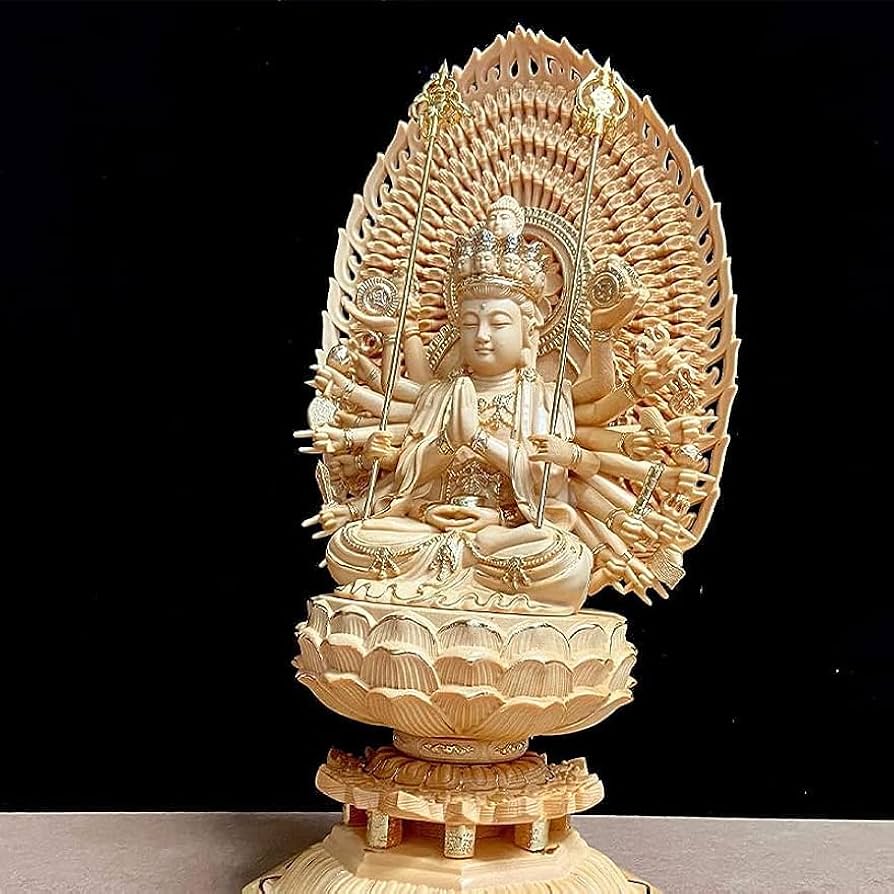 Amazon｜仏像 千手観音菩薩 （子年生まれ）十二支守り本尊 干支 専属千