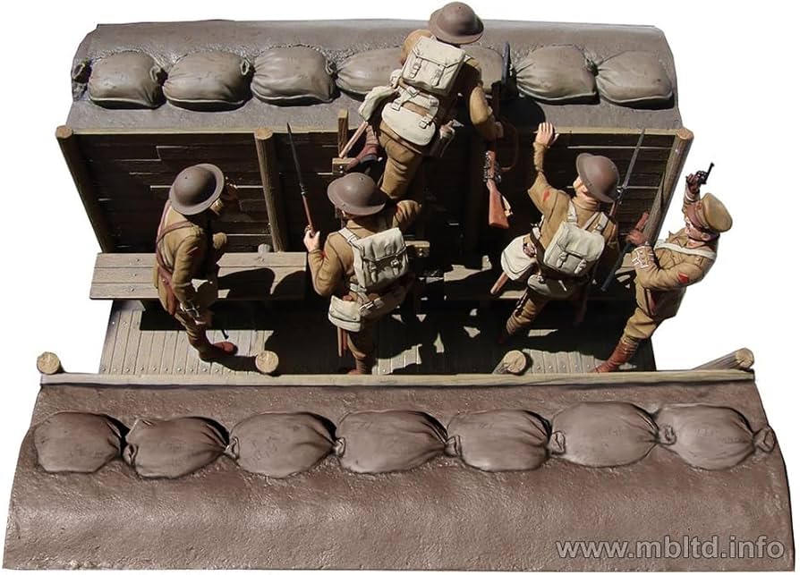 Amazon | マスターボックス 1/35 イギリス 歩兵部隊5体 アタック出撃