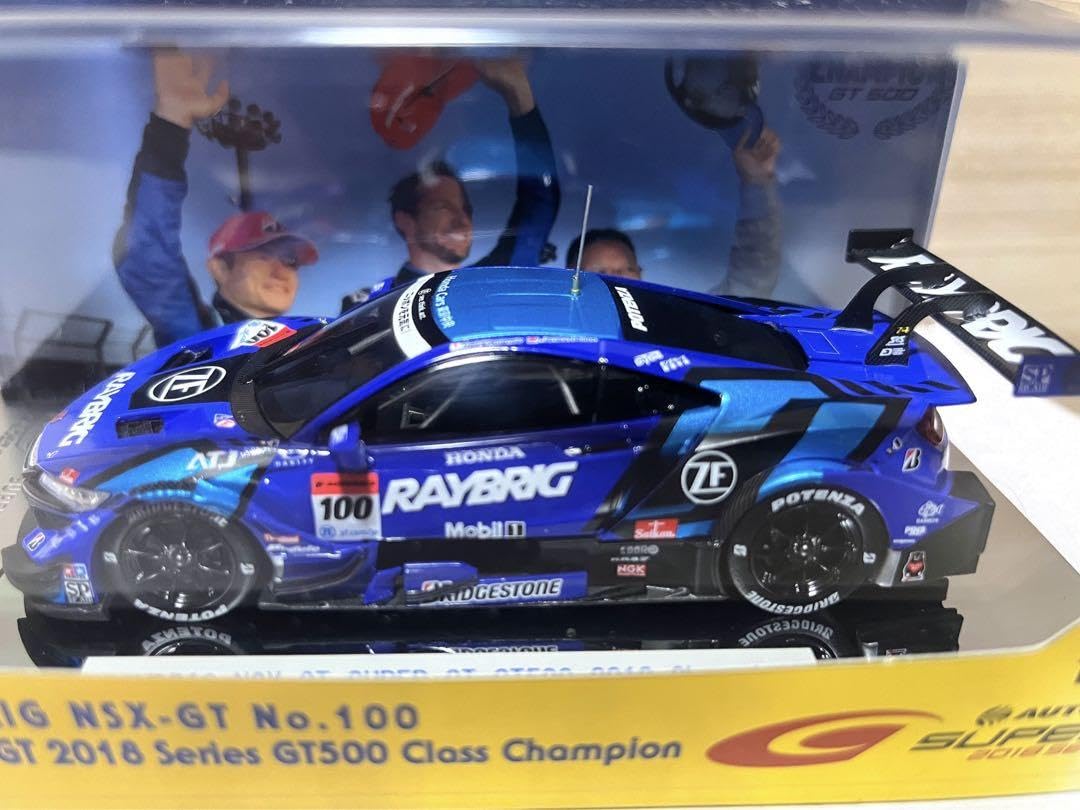 Amazon | 1/43 エブロ SUPER GT500 2018 RAYBRIG NSX-GT | ミニカー