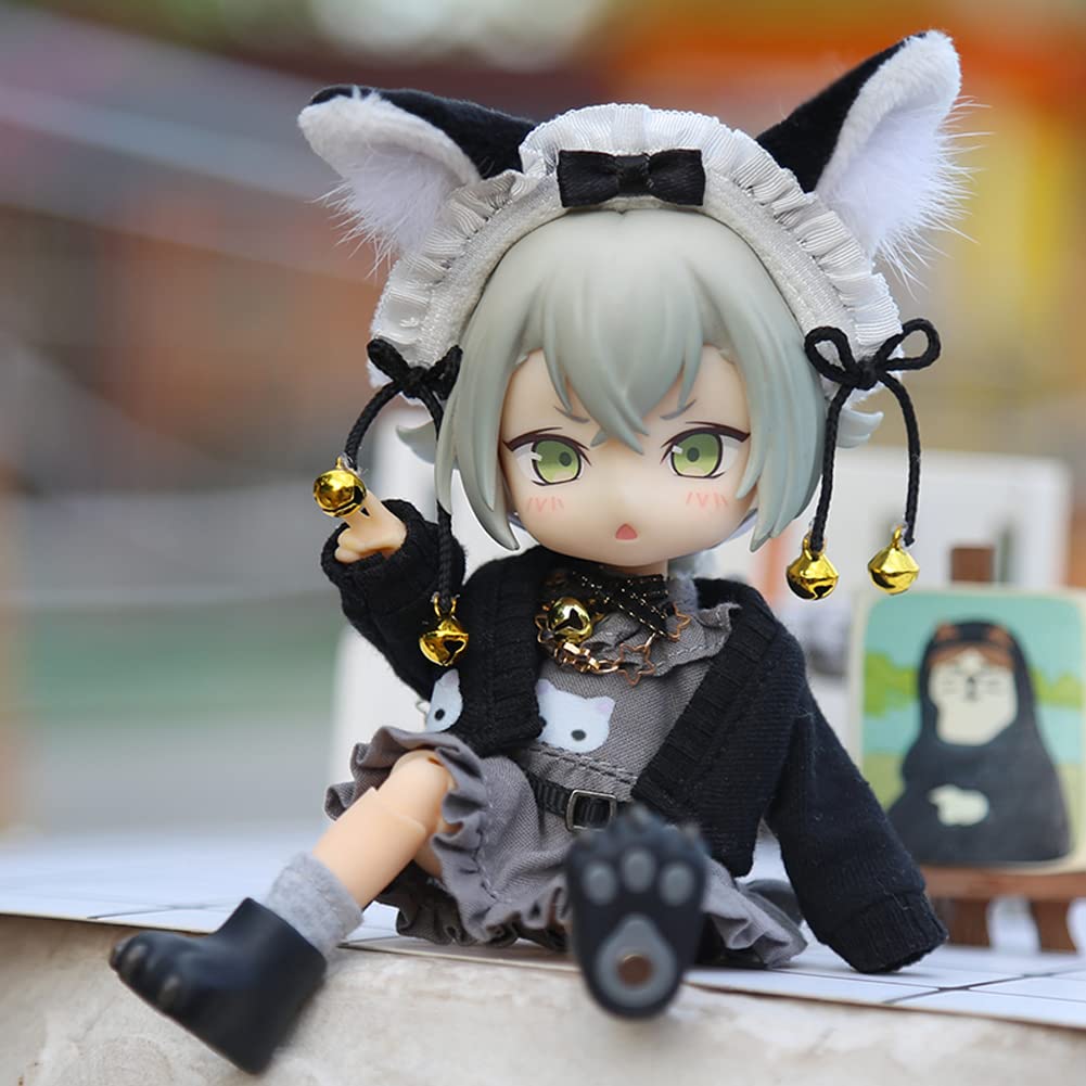 Amazon.co.jp: rakulifey オビツ11服セット お洋服 ドレス 猫服 OB11