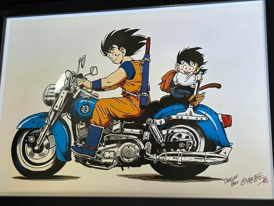 Amazon.co.jp: ドラゴンボール イラストポスター 鳥山明 サイン : 鳥山